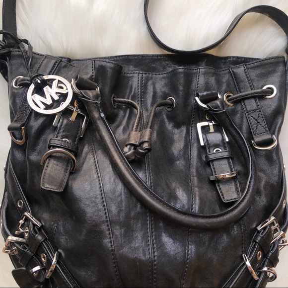 Michael Kors Large Milo Biker Bag - Picture 4 of 8